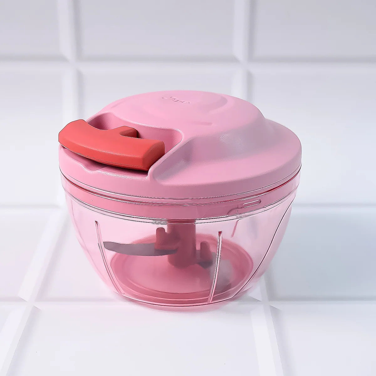 Apex Power-x Triple Stainless Steel Blades And Hand-pull Vegetable Chopper (500ml)