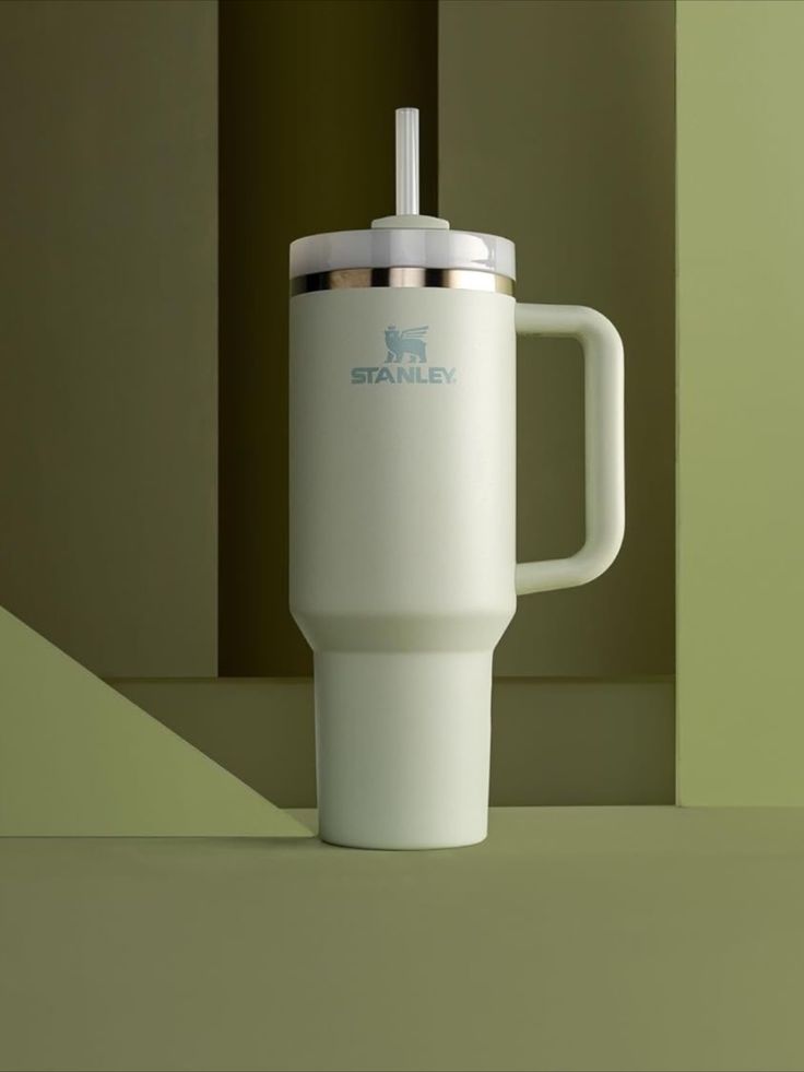 Stainless Steel Insulated Tumbler with Handle, Silicone Straw and Wide Mouth